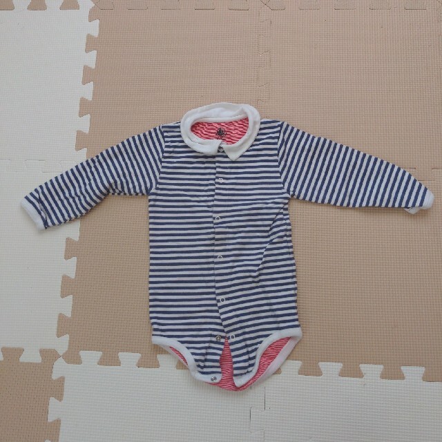 PETIT BATEAU(プチバトー)のプチバトー 18/81cm 乳児ロンパース キッズ/ベビー/マタニティのベビー服(~85cm)(ロンパース)の商品写真