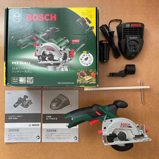 BOSCH(ボッシュ)の【みこさま専用】BOSCH 丸ノコ PKS 10.8LI フルセット 中古美品 スマホ/家電/カメラのスマホ/家電/カメラ その他(その他)の商品写真