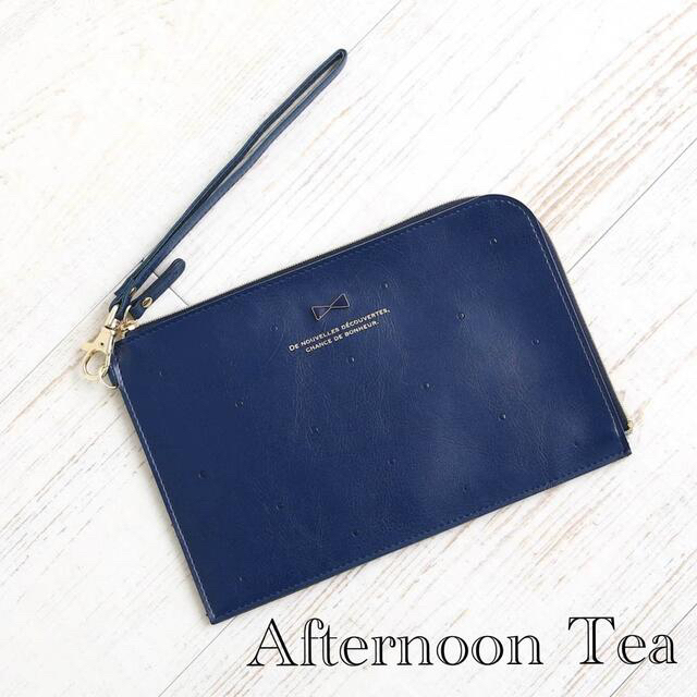 AfternoonTea(アフタヌーンティー)の新品【 アフタヌーンティー 】リボン スリム 母子手帳ケース マルチケース キッズ/ベビー/マタニティのマタニティ(母子手帳ケース)の商品写真