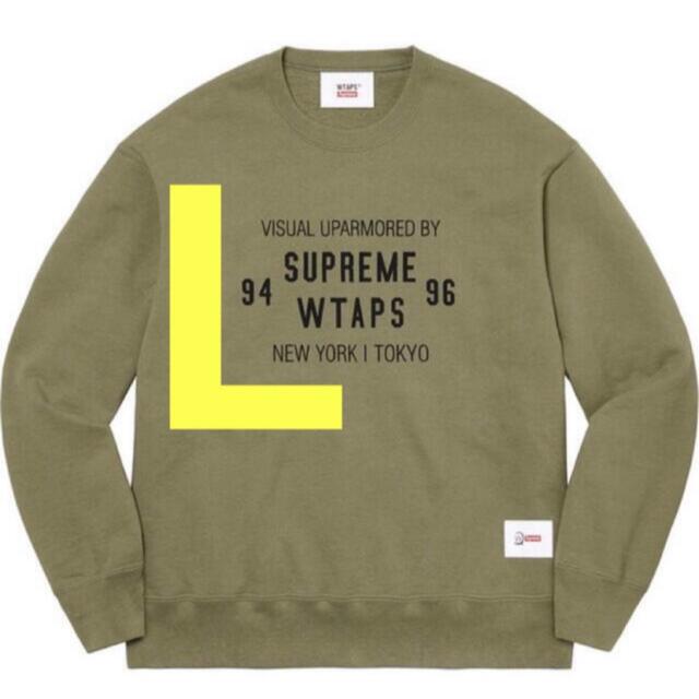 Supreme WTAPS Crewneck Light Olive L