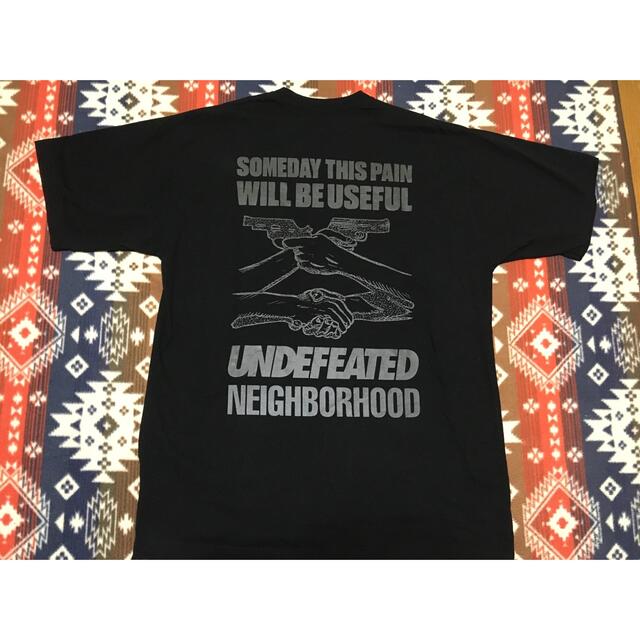 ネイバーフッド×UNDEFEATED コラボTシャツ  BLACK XL