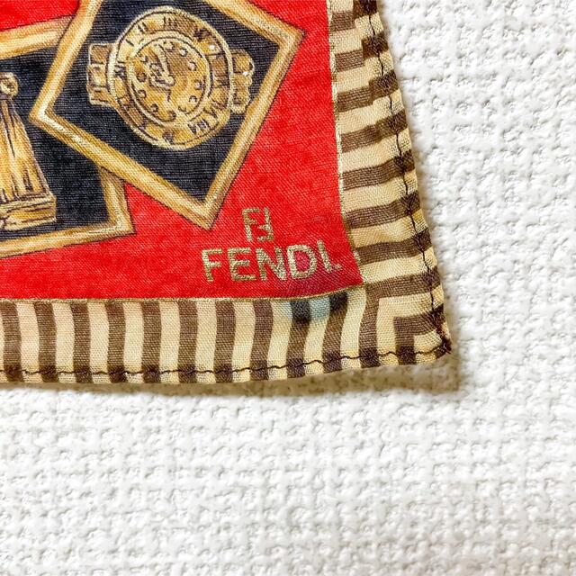 FENDI(フェンディ)のFENDI ハンカチスカーフ pretty red レディースのファッション小物(ハンカチ)の商品写真