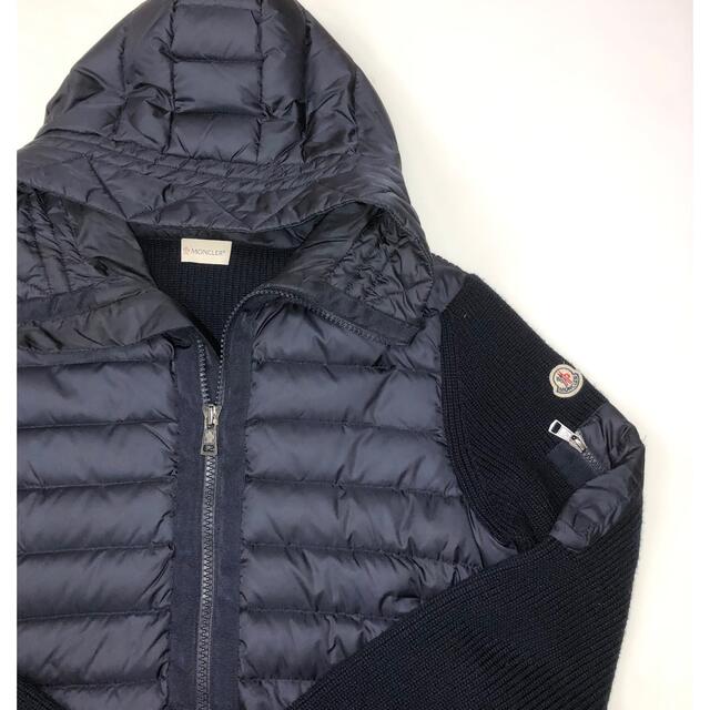 MONCLER(モンクレール)の超美品 モンクレール ニット ダウン サイズM メンズのジャケット/アウター(ダウンジャケット)の商品写真