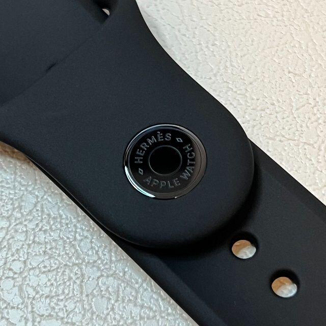 Hermes - Apple Watch Hermes スポーツバンド 黒 44mmの通販 by ...