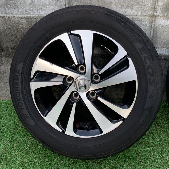 いいスタイル ホンダ純正フリード15インチアルミホイール付きタイヤ4本