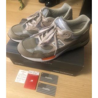 ニューバランス(New Balance)のNew Balance × WTAPS  M992WT 28㎝ 中古 正規品(スニーカー)