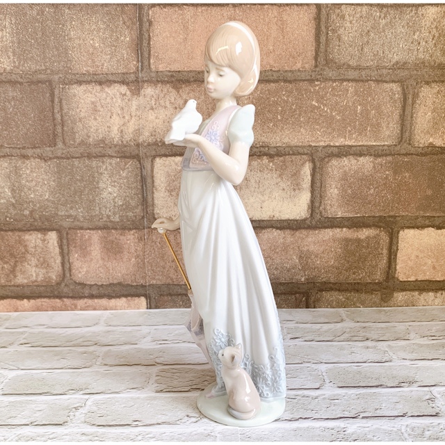 ☆美品☆LLADRO リヤドロ 夏の日の散歩  ☆会員限定・1992年絶版☆ エンタメ/ホビーの美術品/アンティーク(陶芸)の商品写真