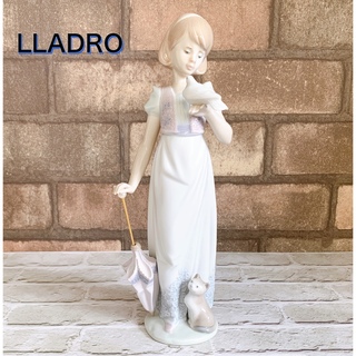 ☆美品☆LLADRO リヤドロ 夏の日の散歩  ☆会員限定・1992年絶版☆(陶芸)