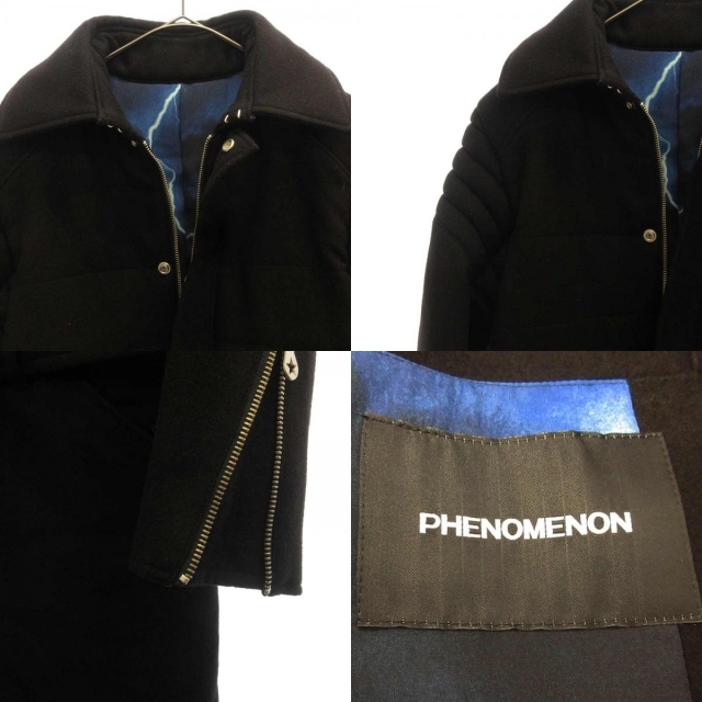 PHENOMENON HOODED BLACK L