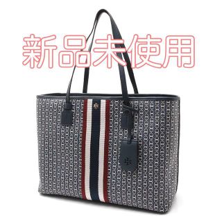 トリーバーチ(Tory Burch)の【新品】トリーバーチ トートバッグ ブルー ジェミニ リンク(トートバッグ)