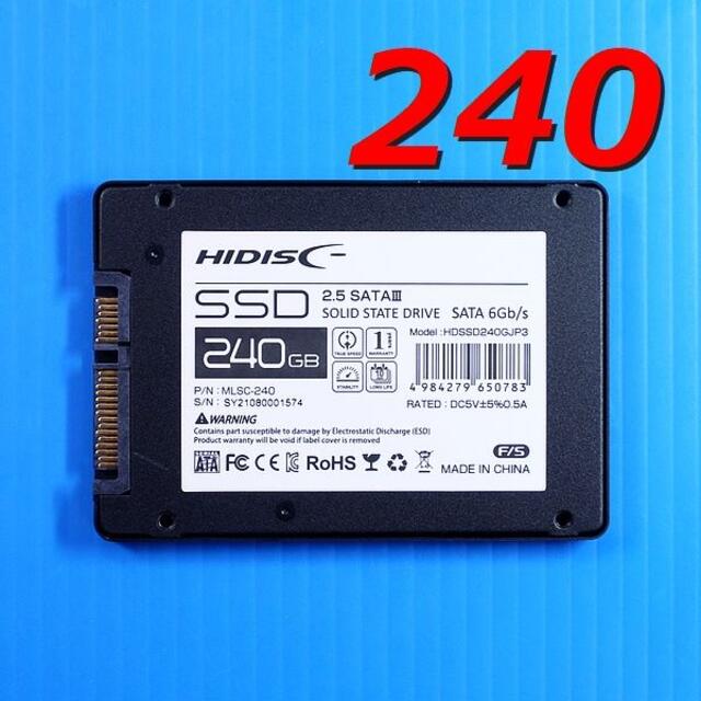 【SSD 240GB】　HIDISC HDSSD240GJP3