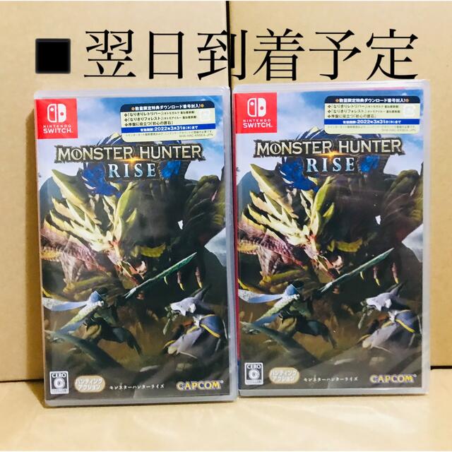 超美品 Nintendo Switch モンスターハンターライズ ×2台 ️新品未開封 - 家庭用ゲームソフト - covid19.ins