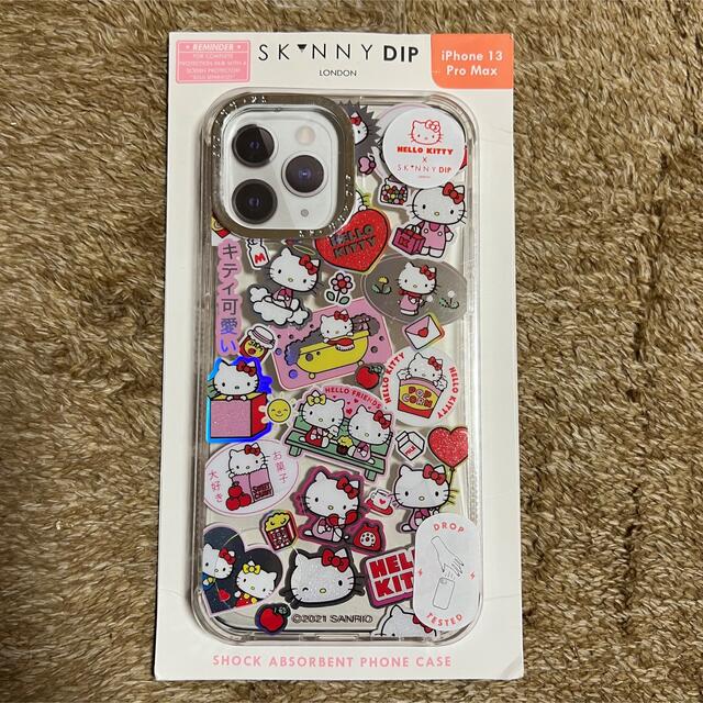 SKINNYDIP(スキニーディップ)のSKINNY DIP×HELLO KITTY(iPhone13ProMax対応) スマホ/家電/カメラのスマホアクセサリー(iPhoneケース)の商品写真