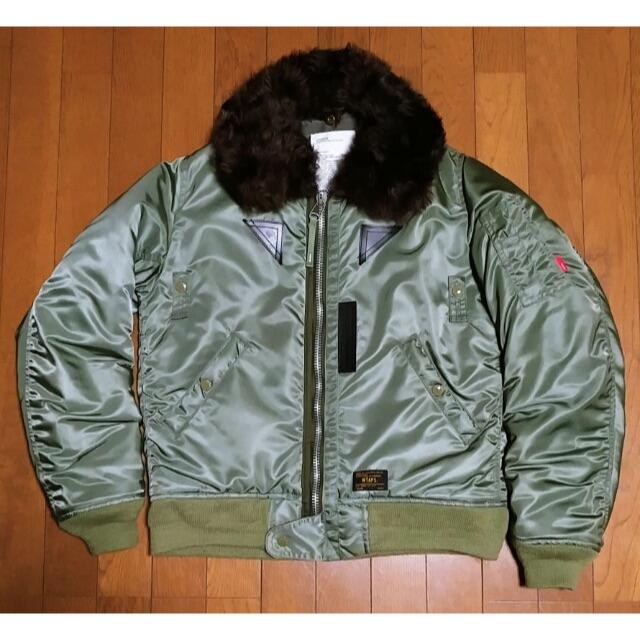 フライトジャケット【激レア】WTAPS B-15 JACKET カーキー S 【美品】