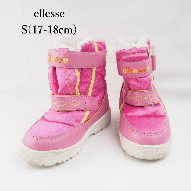 ellesse(エレッセ)のEB0529*ellesse*キッズスノーブーツ*S17-18cm*ピンク キッズ/ベビー/マタニティのキッズ靴/シューズ(15cm~)(長靴/レインシューズ)の商品写真