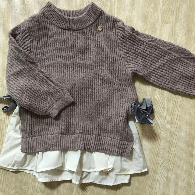 petit main(プティマイン)のニット キッズ/ベビー/マタニティのキッズ服女の子用(90cm~)(ニット)の商品写真