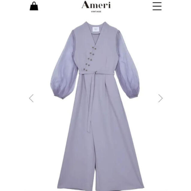 AMERI アメリヴィンテージ DOUBLE BUTTON ROMPERS