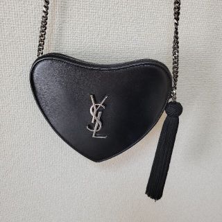 美品　SAINT LAURENT　ハートのチェーンバッグ