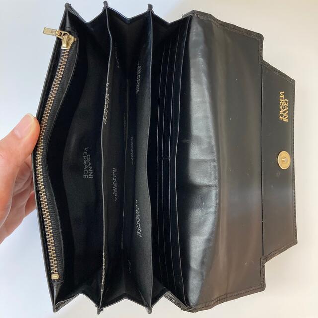 Gianni Versace - GIANNI VERSACE 長財布 クロコダイル型押しレザーの