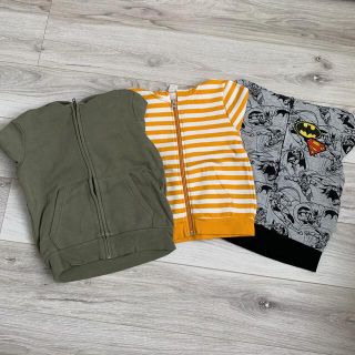 エイチアンドエム(H&M)のH&M キッズ　ジップパーカー　3点セット(その他)