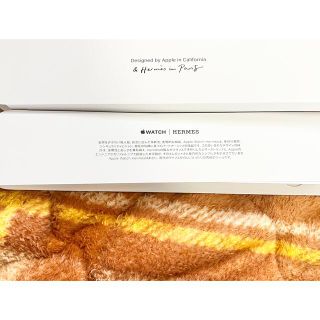 エルメス(Hermes)の新品　 Apple Watch38.40ミリ HERMESラバーバンド　オレンジ(ラバーベルト)