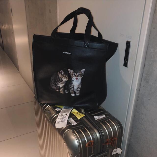 BALENCIAGA バレンシアガ 猫 プリント トートバッグ | www.tspea.org