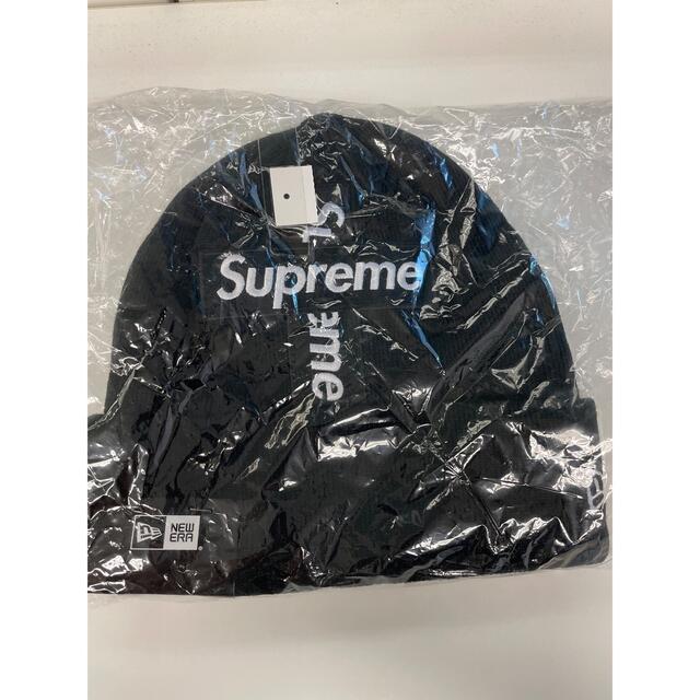 Black Supreme New Era Cross Box Logo