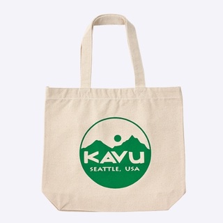 カブー(KAVU)のKAVU カブー サークルロゴトートバッグ  tote bag green(トートバッグ)