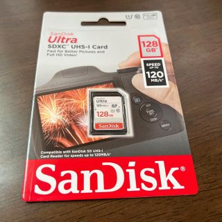 サンディスク(SanDisk)の【新品・未開封】SanDisk SDカード　128GB(その他)