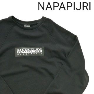 NAPAPIJRI ナパピリ クルーネックスウェット 黒 XL - スウェット