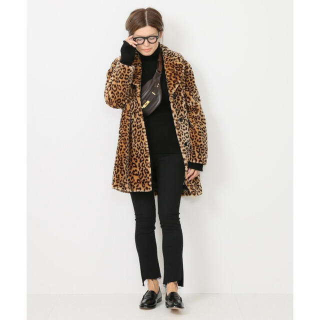 Deuxieme Classe STAND LEOPARD COAT