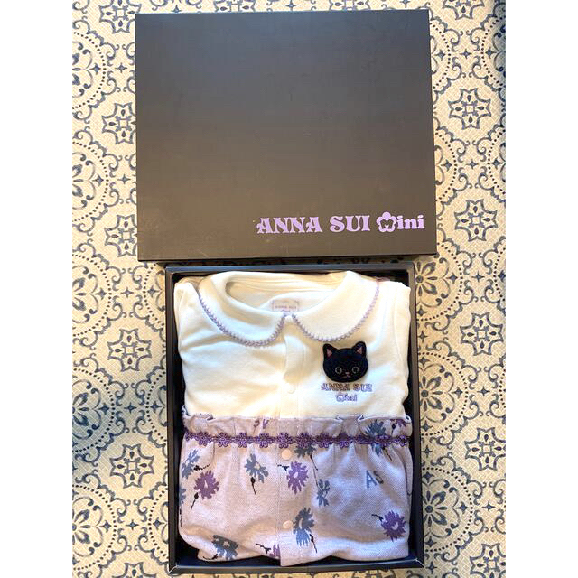 ANNA SUI mini(アナスイミニ)のうーちゃん様　専用ページ　ANNA SUI mini🦋ジャガード2wayオール キッズ/ベビー/マタニティのベビー服(~85cm)(カバーオール)の商品写真