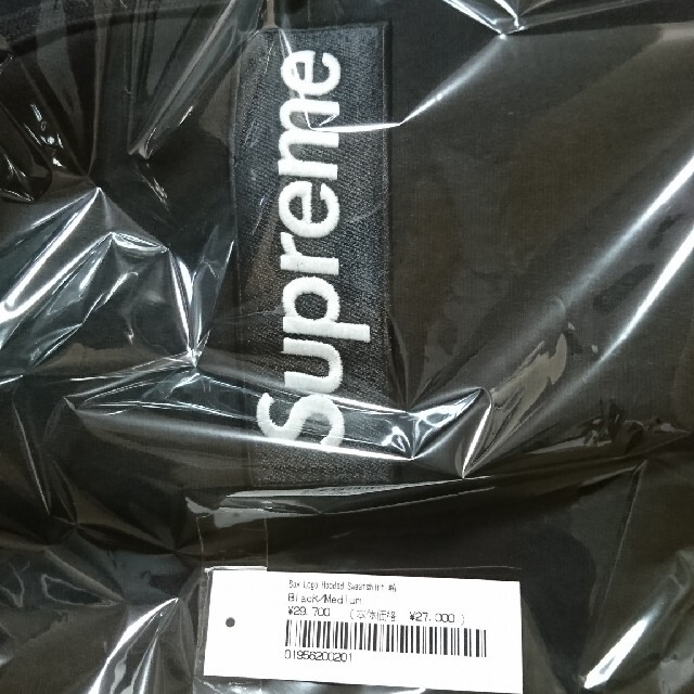 Supreme Box Logo Hooded black Mサイズ
