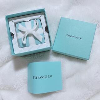 ティファニー(Tiffany & Co.)のティファニー ミニブルーボウボックス 小物入れ リングピロー ジュエリーボックス(小物入れ)