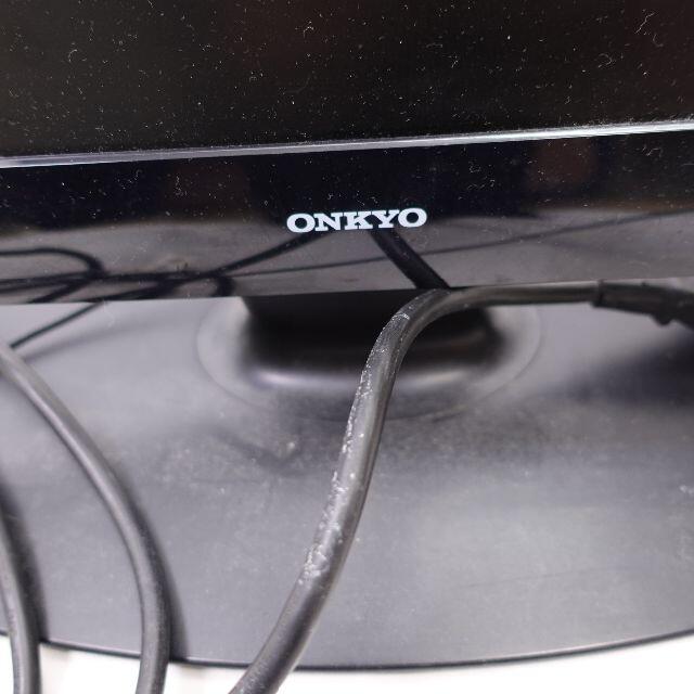 ONKYO(オンキヨー)のONKYO　パソコンモニター　ブラック スマホ/家電/カメラのテレビ/映像機器(テレビ)の商品写真