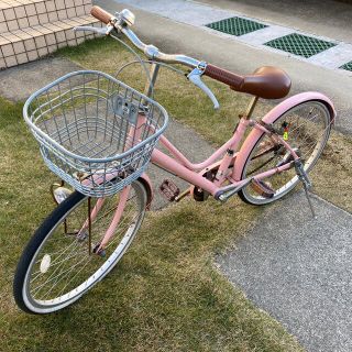 自転車　22インチ　女児向け(自転車)