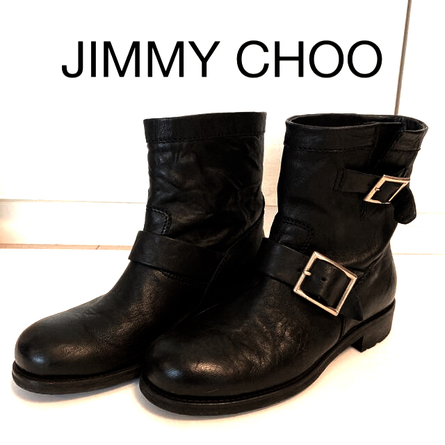 JIMMY CHOO(ジミーチュウ)のJIMMY CHOO ジミーチュウ エンジニアブーツ　サイズ36.5 レディースの靴/シューズ(ブーツ)の商品写真