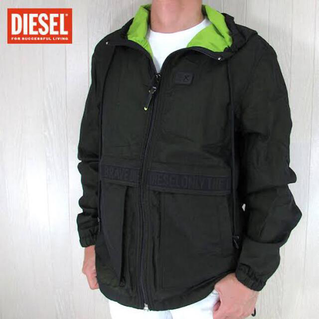 DIESEL(ディーゼル)のDIESEL  ナイロンフーデッドジャケット   メンズのジャケット/アウター(ナイロンジャケット)の商品写真