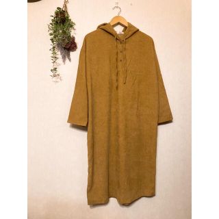 メルロー(merlot)の新品　フィリル ワンピース　コーデュロイ キャメル(ロングワンピース/マキシワンピース)