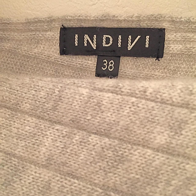 INDIVI(インディヴィ)のnaominさま専用  INDIVIのカシミヤ入オシャレニットトップス レディースのトップス(ニット/セーター)の商品写真