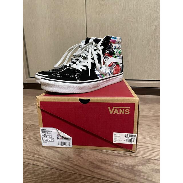 VANS Sk8-Hi STICKERS/TRUE WHITE