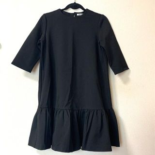 スナイデル(SNIDEL)の美品SNIDEL　黒ワンピース(ひざ丈ワンピース)