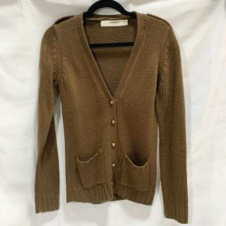 ザラ(ZARA)の新品未使用★ZARA ニットカーディガン Mサイズ ブラウン セーター(カーディガン)