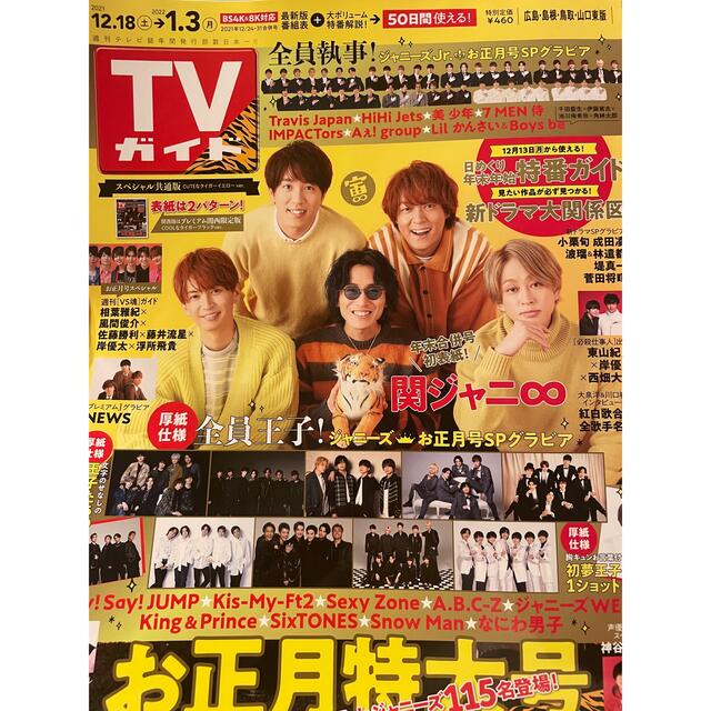 TVガイド お正月特大号 エンタメ/ホビーの雑誌(アート/エンタメ/ホビー)の商品写真