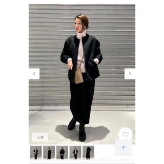 美品 uncrave アンクレイヴ ライトリバー ショートコート 黒-