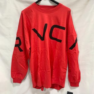 ルーカ(RVCA)のタグ付き！新品未使用★RVCA ロンT レッド Mサイズ 長袖(Tシャツ/カットソー(七分/長袖))