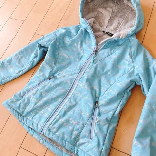 ザノースフェイス(THE NORTH FACE)の総裏ボア　パステルブルーのボアコート(ジャケット/上着)