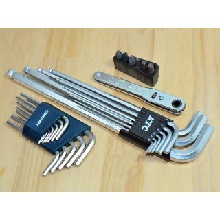 SIGNET 六角レンチ 極短 KTC ロング六角棒レンチ 板ラチェット セット(メンテナンス用品)