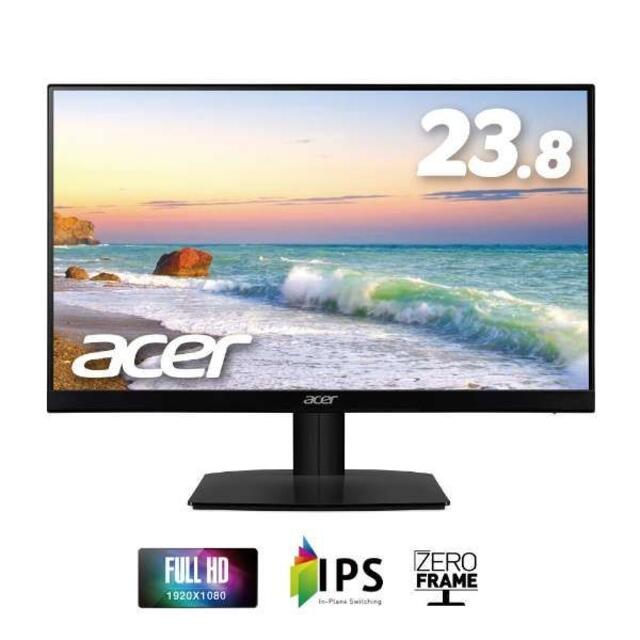 上15°下5°スイベル機能箱痛未使用 acer 液晶モニター 23.8インチ FHD HA240YAbmi