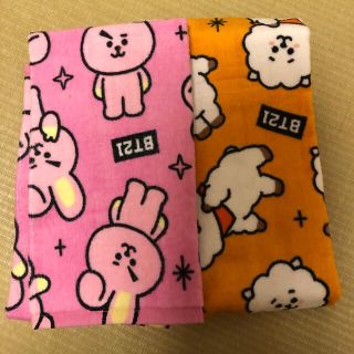 ボウダンショウネンダン(防弾少年団(BTS))のBTS BT21 フェイスタオル　RJ COOKY しまむら(キャラクターグッズ)